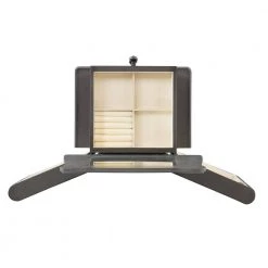 Trisha Grey Wash Jewelry Armoire 14 in. W x 10 in. D x 37 in. H by Powell Company -Powell Company Shop gray wash powell company jewelry armoires hd1602ja21 a0 1000