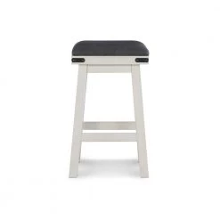 Blashaw 24 in. White Counter Stool by Powell Company -Powell Company Shop gray white powell company bar stools hd1353b19cs 4f 1000