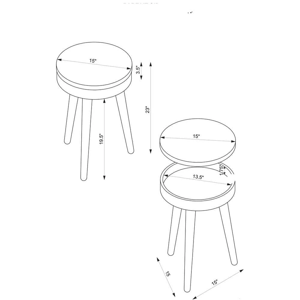 Fannin Grey Side Table with Lift Top Storage by Powell Company 9 Fannin Grey Side Table with Lift Top Storage by Powell Company - Image 7