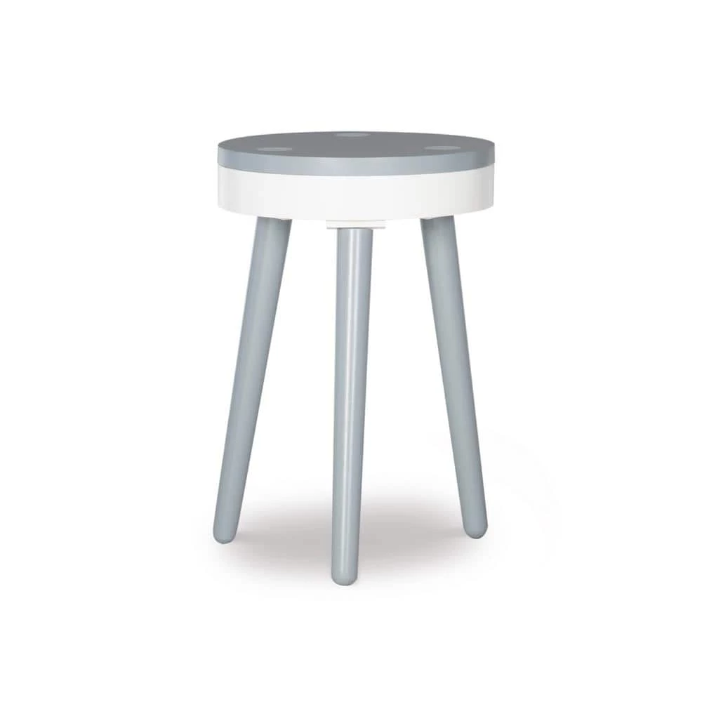 Fannin Grey Side Table with Lift Top Storage by Powell Company 3 Fannin Grey Side Table with Lift Top Storage by Powell Company