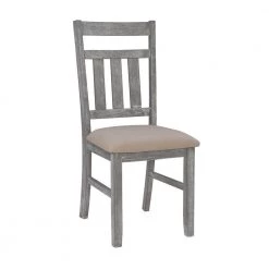 Krause Gray Oak stain Side Chair by Powell Company
