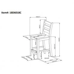 24 in. Lenny Silver Birch Counter Stool by Powell Company -Powell Company Shop grey powell company bar stools hd1407cs19 1f 1000
