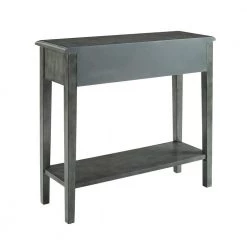 Strand 34.75 in Grey 2-Drawer Console Table by Powell Company -Powell Company Shop grey powell company console tables hd1565a20g 66 1000