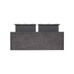 Strand 34.75 in Grey 2-Drawer Console Table by Powell Company -Powell Company Shop grey powell company console tables hd1565a20g a0 1000