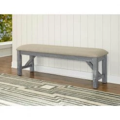 Krause Grey Oak Stain Bench by Powell Company 15 Krause Grey Oak Stain Bench by Powell Company -Powell Company Shop grey powell company dining benches hd1223d19b 4f 1000