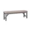 Krause Grey Oak Stain Bench by Powell Company -Powell Company Shop grey powell company dining benches hd1223d19b 64 1000