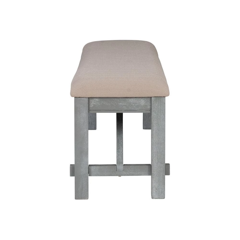 Krause Grey Oak Stain Bench by Powell Company 4 Krause Grey Oak Stain Bench by Powell Company - Image 2