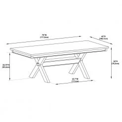 6-Piece Powell Krause Dining Set by Powell Company -Powell Company Shop grey powell company dining room sets hd1384d196 40 1000