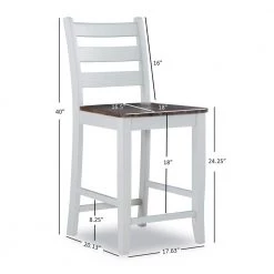 3-Piece Lenny Silver Birch Counter Set by Powell Company -Powell Company Shop grey powell company dining room sets hd1406d19 76 1000