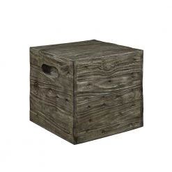 Coleman Grey Faux Wood Crate by Powell Company