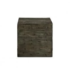 Coleman Grey Faux Wood Crate by Powell Company -Powell Company Shop grey powell company end side tables hd1114a19g c3 1000