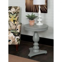 Cati Grey Accent Side Table by Powell Company 19 Cati Grey Accent Side Table by Powell Company -Powell Company Shop grey powell company end side tables hd1516a20g 31 1000