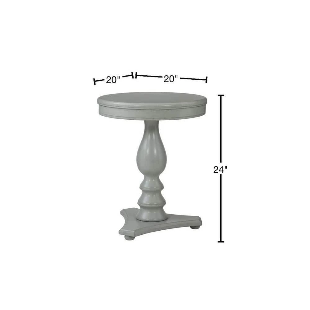 Cati Grey Accent Side Table by Powell Company 5 Cati Grey Accent Side Table by Powell Company - Image 3