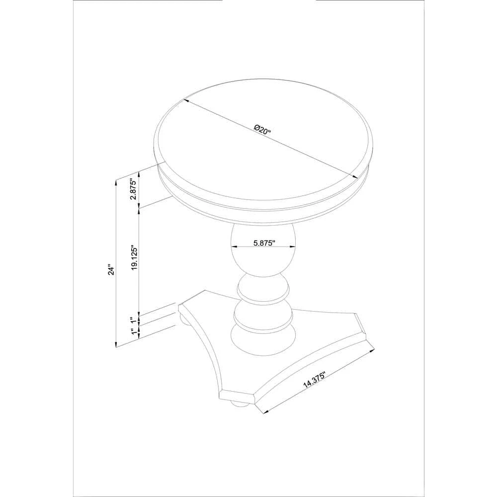 Cati Grey Accent Side Table by Powell Company 10 Cati Grey Accent Side Table by Powell Company - Image 8