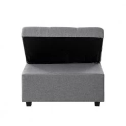 Brooks 31 in. W Grey Polyester Twin Sofa Bed by Powell Company -Powell Company Shop grey powell company sofa beds hd1155s19g 1f 1000