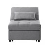 Brooks 31 in. W Grey Polyester Twin Sofa Bed by Powell Company -Powell Company Shop grey powell company sofa beds hd1155s19g 64 1000