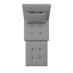 Brooks 31 in. W Grey Polyester Twin Sofa Bed by Powell Company -Powell Company Shop grey powell company sofa beds hd1155s19g a0 1000