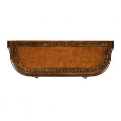 LaPointe 42 in. Brown Standard Specialty Wood Console Table with Display Shelf by Powell Company -Powell Company Shop handpainted powell company console tables hd1219a19 a0 1000