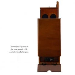 Butte 24 in. L Hazelnut 24 in. H Rectangle Wood Flip-Top Accent Table with 3 Meter Long USB cord by Powell Company -Powell Company Shop hazelnut powell company coffee tables hd1726at21 66 1000