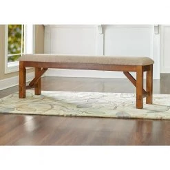 Neumann Dark Hazelnut Dining Bench by Powell Company 15 Neumann Dark Hazelnut Dining Bench by Powell Company -Powell Company Shop hazelnut powell company dining benches hd1245d19b 31 1000