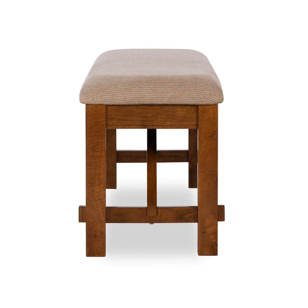 Neumann Dark Hazelnut Dining Bench by Powell Company 4 Neumann Dark Hazelnut Dining Bench by Powell Company - Image 2