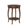 Justine 18 in. W x 18 in. D x 24 in. Hazelnut Round Wood Table by Powell Company -Powell Company Shop hazelnut powell company end side tables hd1767st21 64 1000