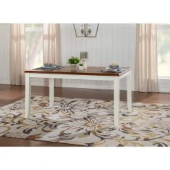 Powell Twyla Brown Dining Table by Powell Company -Powell Company Shop honey brown and vanilla white powell company kitchen dining tables hd1480d20 31 1000