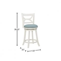 Lopez Counter Stool by Powell Company -Powell Company Shop light blue white powell company bar stools hd1133b19cs 40 1000