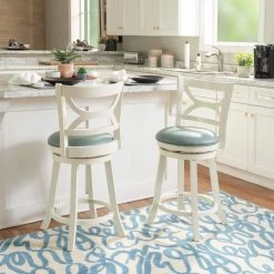 Lopez Counter Stool by Powell Company -Powell Company Shop light blue white powell company bar stools hd1133b19cs 44 1000