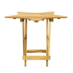 Powell Sam Natural Outdoor Folding Table by Powell Company -Powell Company Shop light brown powell company end side tables hd1530o20n 1f 1000