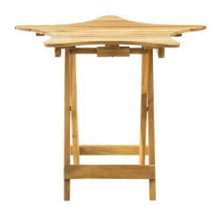Powell Sam Natural Outdoor Folding Table by Powell Company -Powell Company Shop light brown powell company end side tables hd1530o20n c3 1000