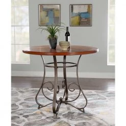 Powell Killen Matte Pewter and Bronze Dining Set (5-Piece) by Powell Company -Powell Company Shop matte pewter bronze powell company dining room sets hd1318d19 4f 1000