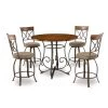 Powell Killen Matte Pewter and Bronze Dining Set (5-Piece) by Powell Company -Powell Company Shop matte pewter bronze powell company dining room sets hd1318d19 64 1000