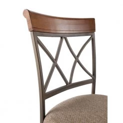 Masson 25 in. Cherry/Pewter/Bronze Counter Stool by Powell Company -Powell Company Shop multi colored powell company bar stools hd1240d19 66 1000