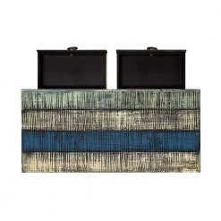 Caleesi 31.5"L Small Distressed Multi-Color Rectangle Wood top Hall Console by Powell Company -Powell Company Shop multi colored powell company console tables hd1721hc21 77 1000