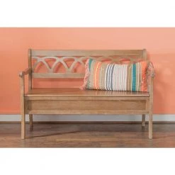 Alonzo Natural Storage Bench by Powell Company