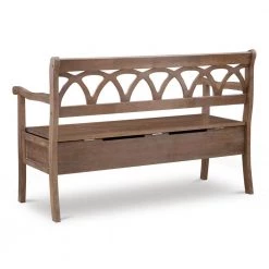 Alonzo Natural Storage Bench by Powell Company -Powell Company Shop natural driftwood powell company dining benches hd1508eb20n 66 1000