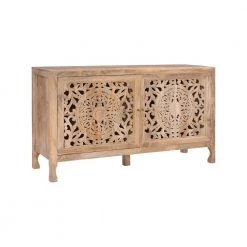 Gleason Natural 2-Door Storage Accent Cabinet by Powell Company
