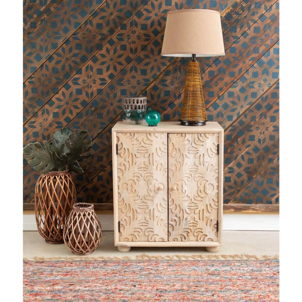 Margo 2-Door Natural Accent Cabinet by Powell Company 13 Margo 2-Door Natural Accent Cabinet by Powell Company - Image 11