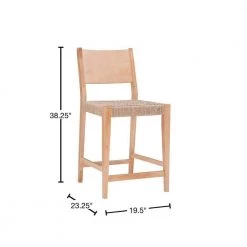Marlene Natural 24 in. Counter Stool with Woven Rope Seats by Powell Company 12 Marlene Natural 24 in. Counter Stool with Woven Rope Seats by Powell Company -Powell Company Shop natural powell company bar stools hd1593cs20 40 1000