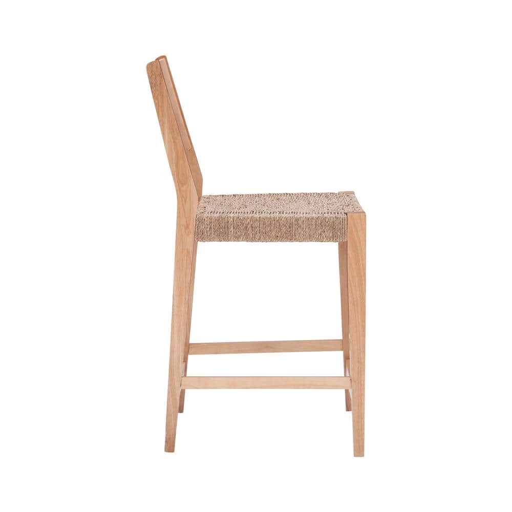 Marlene Natural 24 in. Counter Stool with Woven Rope Seats by Powell Company 4 Marlene Natural 24 in. Counter Stool with Woven Rope Seats by Powell Company - Image 2