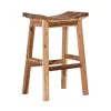 Hunter 30" H Natural Saddle Backless Wood frame Barstool by Powell Company -Powell Company Shop natural powell company bar stools hd1742bs21 64 1000