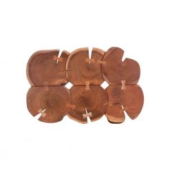 Adair 38 in. Natural 15.5 in. Rectangular Acacia Wood Coffee Table with Black Iron Legs by Powell Company -Powell Company Shop natural powell company coffee tables hd1644ct21 a0 1000