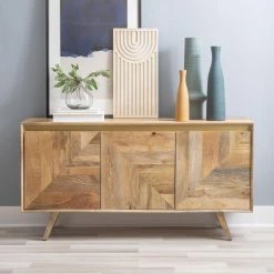 Kamden 58 in. W Natural 30 in. H Rectangular Mango Wood Console with 4-Shelves by Powell Company 23 Kamden 58 in. W Natural 30 in. H Rectangular Mango Wood Console with 4-Shelves by Powell Company -Powell Company Shop natural powell company console tables hd1806 31 1000