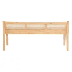 Tara Natural Rattan Cane Bench with Back by Powell Company 12 Tara Natural Rattan Cane Bench with Back by Powell Company -Powell Company Shop natural powell company dining benches hd1546s20b 66 1000