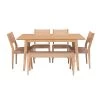 Marlene 6-Piece Natural Modern Dining Set with Woven Rope Seats by Powell Company -Powell Company Shop natural powell company dining room sets hd1591d206 64 1000