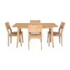 Marlene 5 Piece Natural Modern Dining Set with Woven Rope Seats by Powell Company -Powell Company Shop natural powell company dining room sets hd1597d205 64 1000