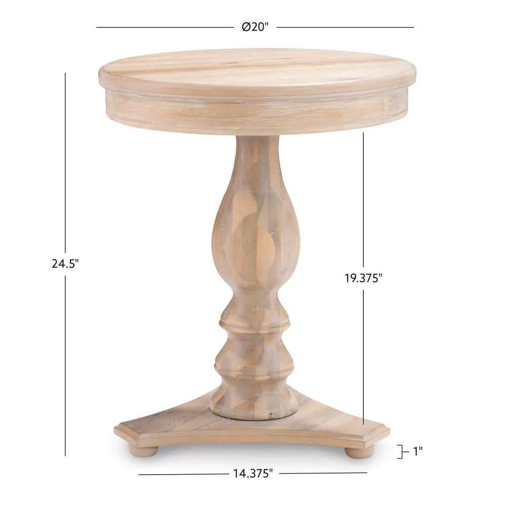 Cati Natural Accent Side Table by Powell Company 9 Cati Natural Accent Side Table by Powell Company - Image 7