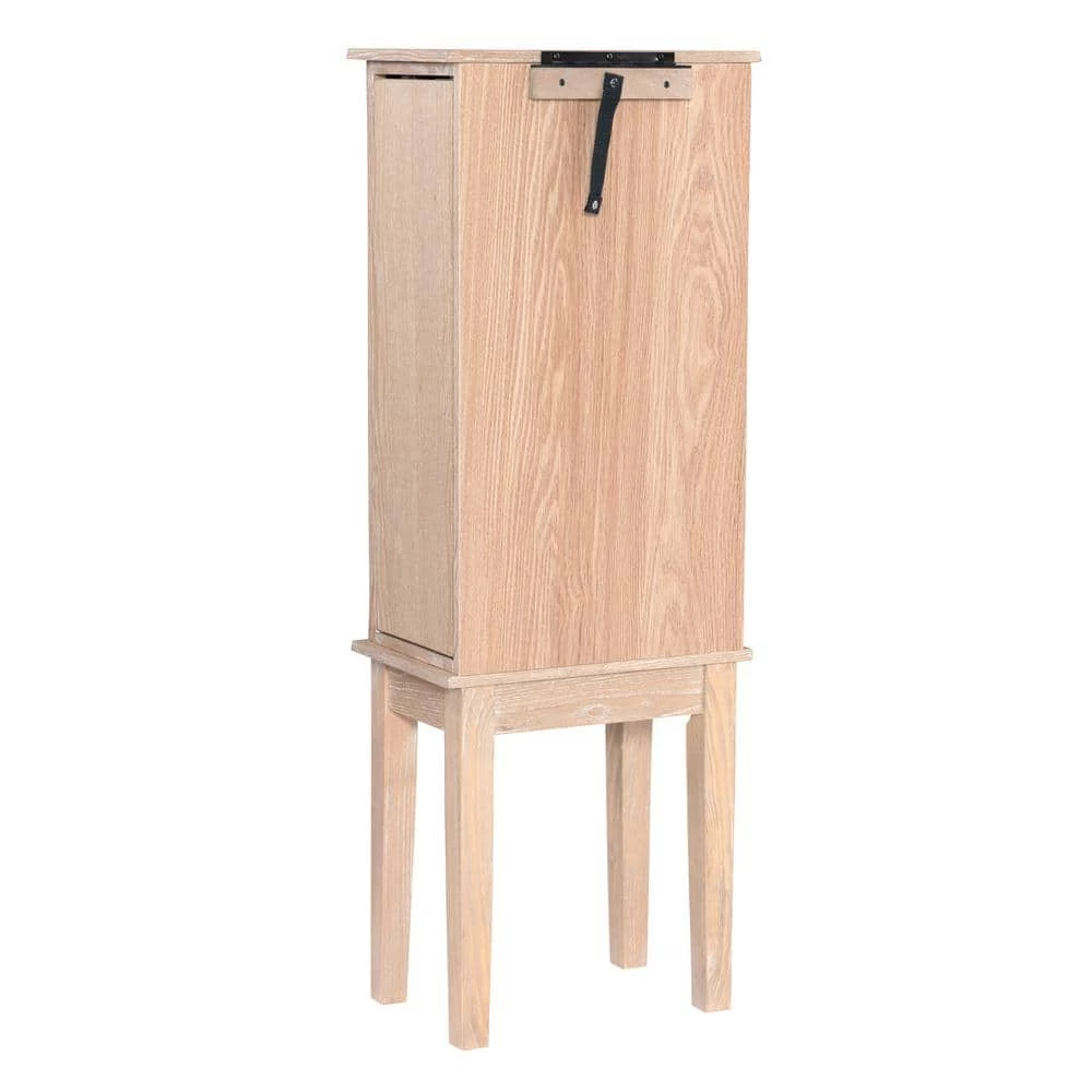 Molly Natural Jewelry Armoire 14"w x 10"d x 40"h by Powell Company 6 Molly Natural Jewelry Armoire 14"w x 10"d x 40"h by Powell Company - Image 4