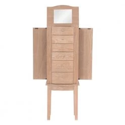 Molly Natural Jewelry Armoire 14"w x 10"d x 40"h by Powell Company 19 Molly Natural Jewelry Armoire 14"w x 10"d x 40"h by Powell Company -Powell Company Shop natural powell company jewelry armoires hd1601ja21 c3 1000